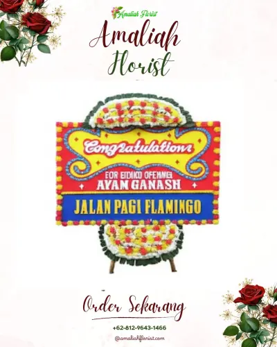 Bunga Papan Congratulation di Cikedung